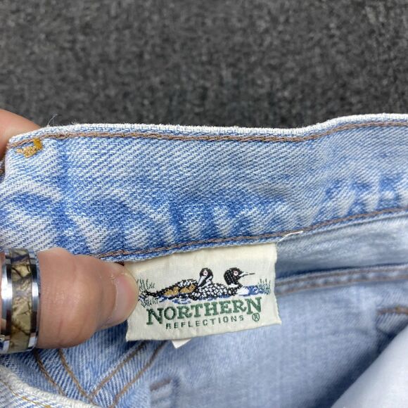 Vintage Northern Reflection Jeans High Rise Blue Denim Light Wash Size 11/12 - Picture 4 of 6